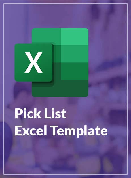 Pick List Excel Template