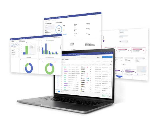 Logiwa IO Dashboard Screens